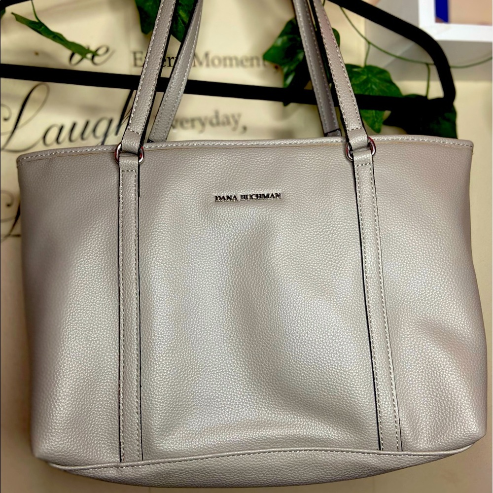 Dana Buchman Grey Tote Purse